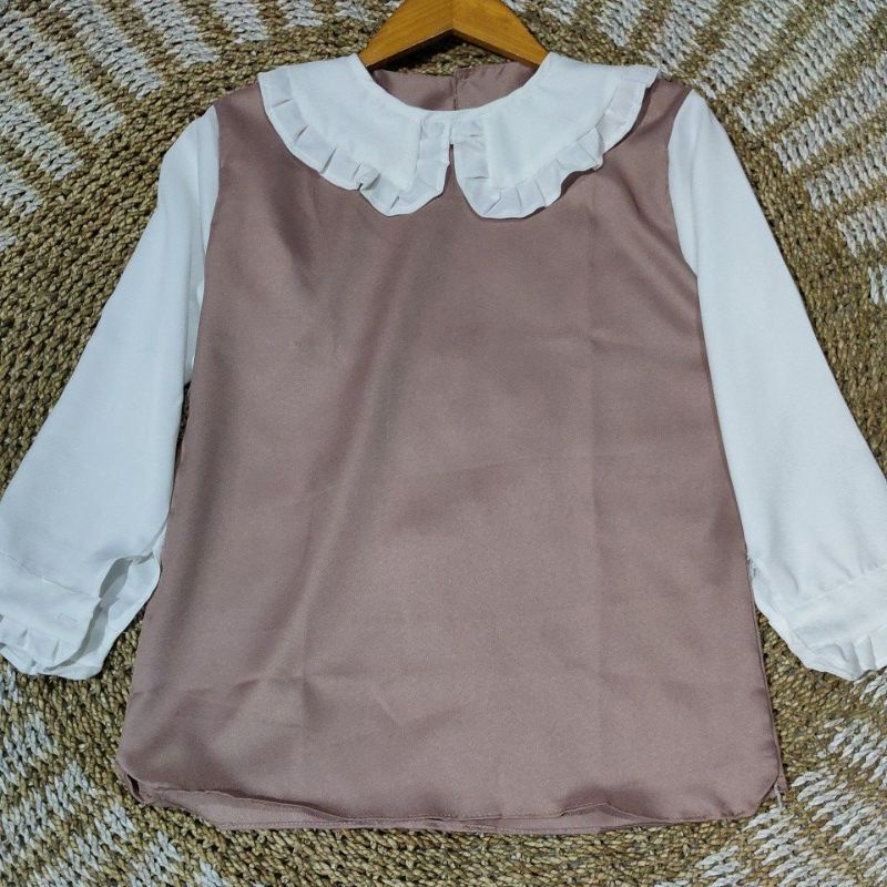 FARDAN GROSIR blouse renda leher)//CABY blouse