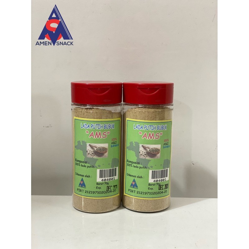 

Lada Putih Bubuk 70g