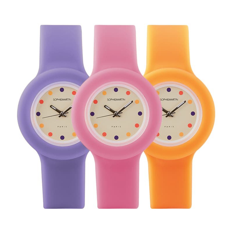 SET 3 STRAP JAM TANGAN WANITA IMPORT SOPHIE MARTIN SIGGIE JTX236M4 ORI ORIGINAL MURAH ANTI AIR