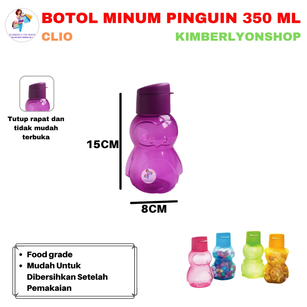 Botol Minum Minions / Pinguin ( 6pcs )