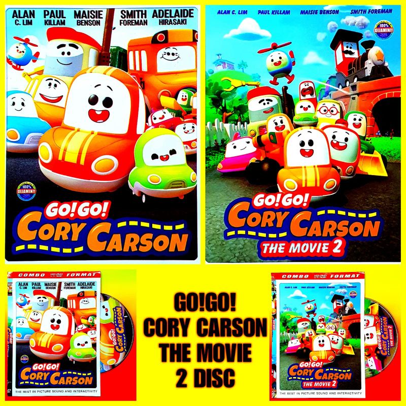 KASET VIDEO DISC CORY CARSON THE MOVIE LENGKAP - VIDEO ANIMATION CARTOON - KASET FILM HIBURAN ANAK
