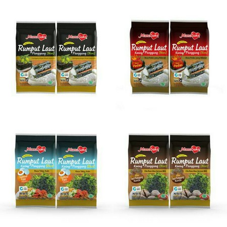 

[2PCS]NORI RUMPUT LAUT KERING PANGGANG MAMASUKA ORIGINAL/PEDAS/ SALTED EGG/SAPI PANGGANG