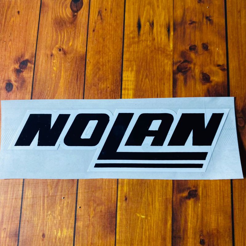 Sticker nolan cuting sticker logo helm NOLAN 1pcs