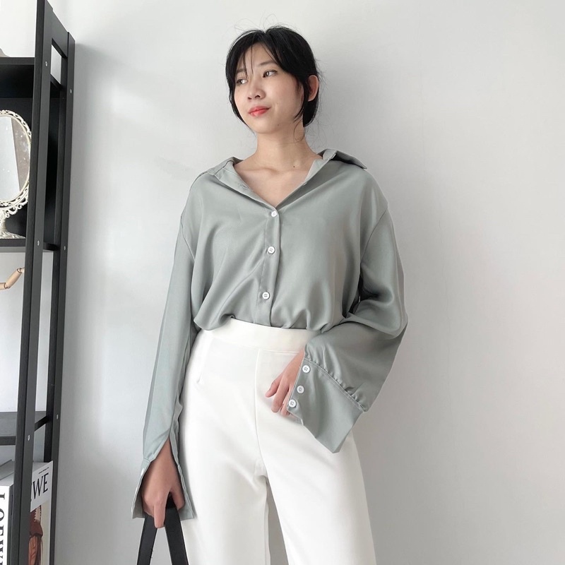 Mila Basic Long Kemeja 5A