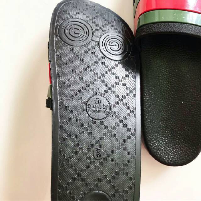 Sandal Slop Cowok Gucci / Sandal Santai / Sandal Pria / Gucci Sandals