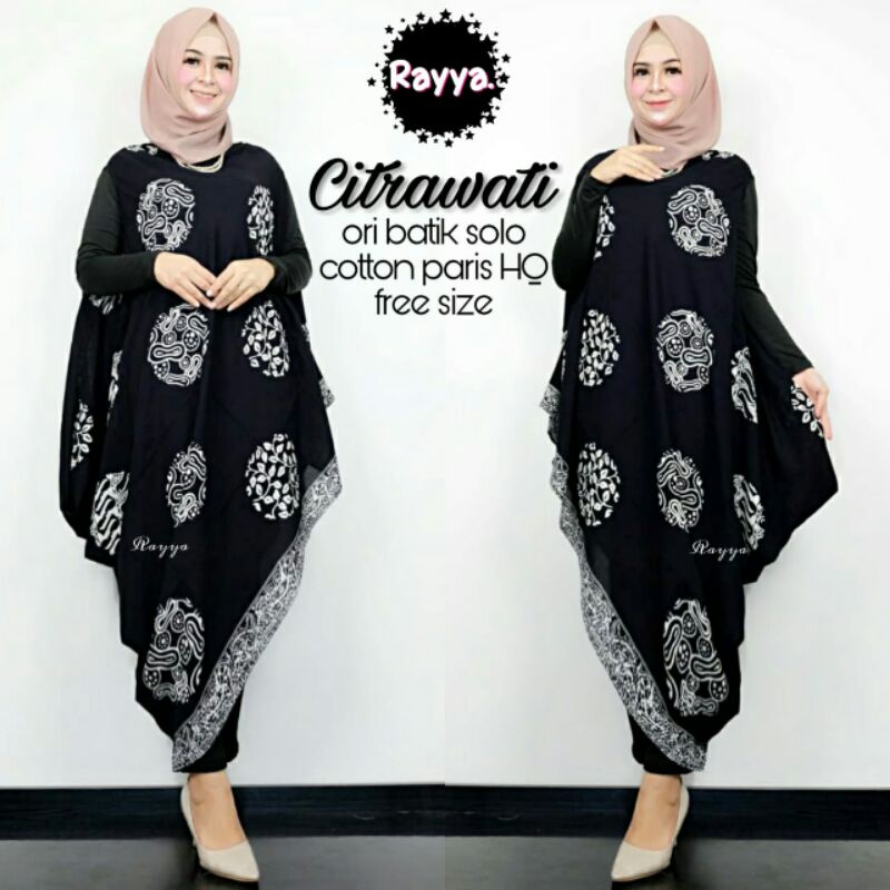 Batik Citrawati Long Tunik/ Citrawati asimetris/ Kaftan Narinta