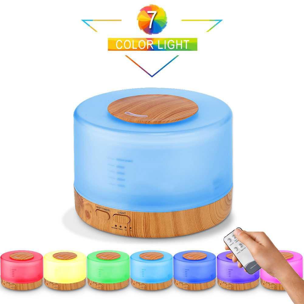 Diffuserlove Air Humidifier Aromatherapy 7 Color 500ml Remote - 2467 ( Mughnii )