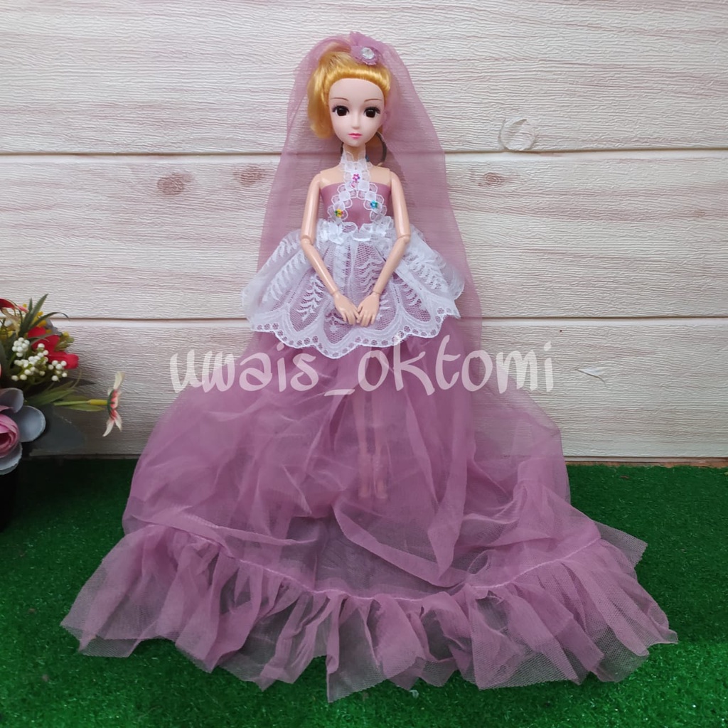 Boneka Barbie Jepang Barbie Bisa Ditekuk Mainan Anak Perempuan Barbie Korea Cantik Barbie Gaun Panja