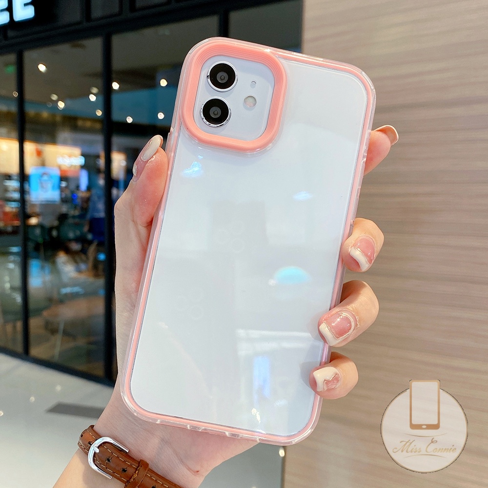 4 in 1 Warna Macaron Untuk Oppo A95 A57 A77 A74 A15 A16 A77s A54 A7 A12 A1k A52 A72 A92 A5s A3s A16s A9 A5 A53 A32 A31 A35 Reno 4F 5F 6f 4 Soft Case Untuk Iphone