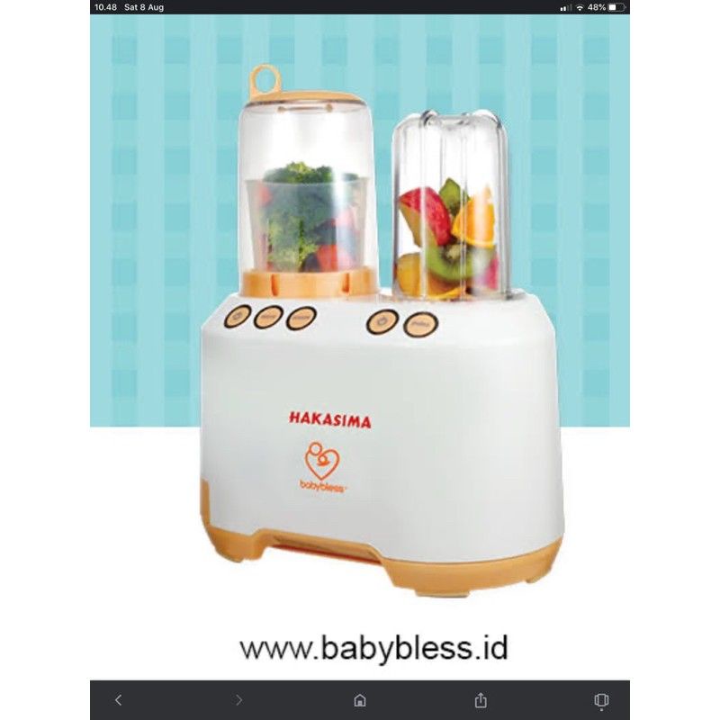 BABY FOOD MAKER DIGITAL steamer and blender merk HAKASIMA (PRELOVED)