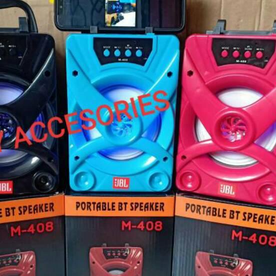 ➴ RY - Speaker Bluetooth J M 408 salon mini / speaker aktif salon mini M408 M418 ♘