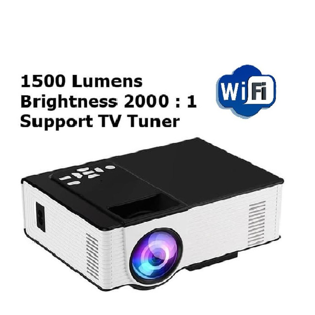 LJP HiPlay VS314 WIFI Mini Proyektor Projector Anycast Miracast TV Tuner