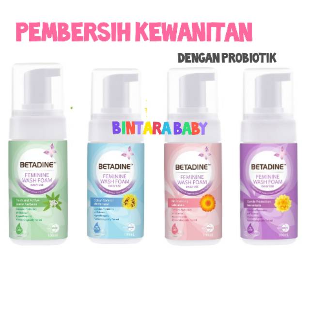 Betadine Feminine Wash Foam Sabun Pembersih Kewanitaan