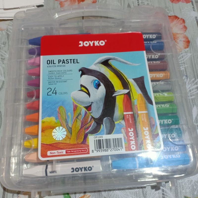 

Crayon 24 Warna JOYKO Oil Pastels / Krayon Titi 24 Colours