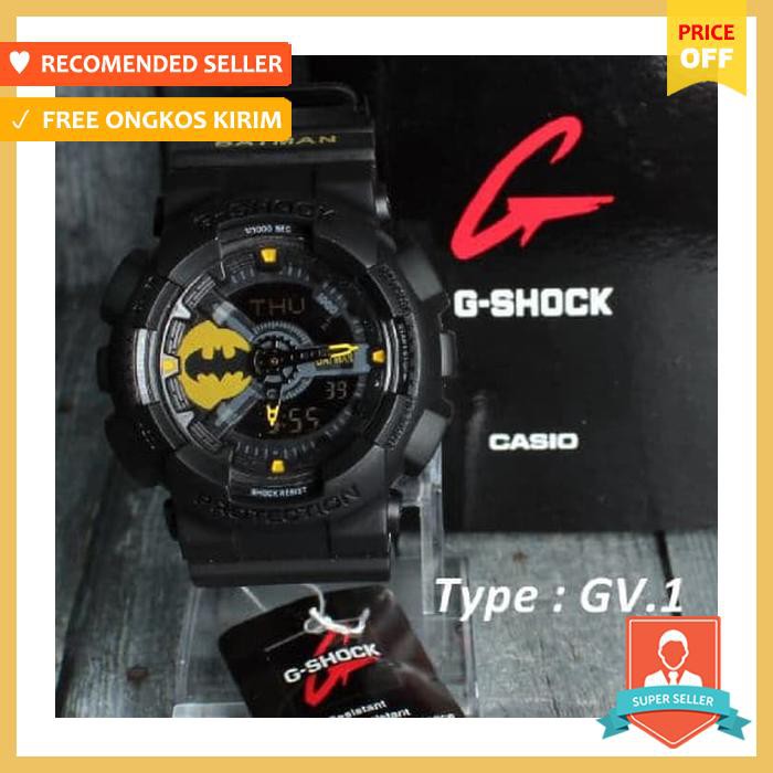 Jam Tangan Anak Laki Dewasa Casio Gshock Batman Betmen Digital