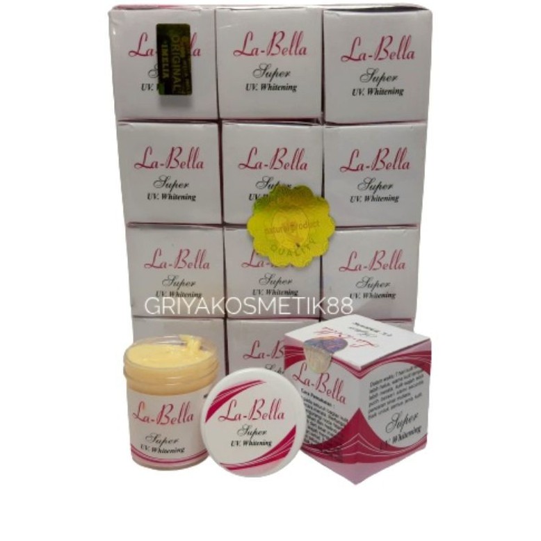 CREAM LABELLA SUPER UV WHITENING LUSINAN | CREAM LA BELLA PINK