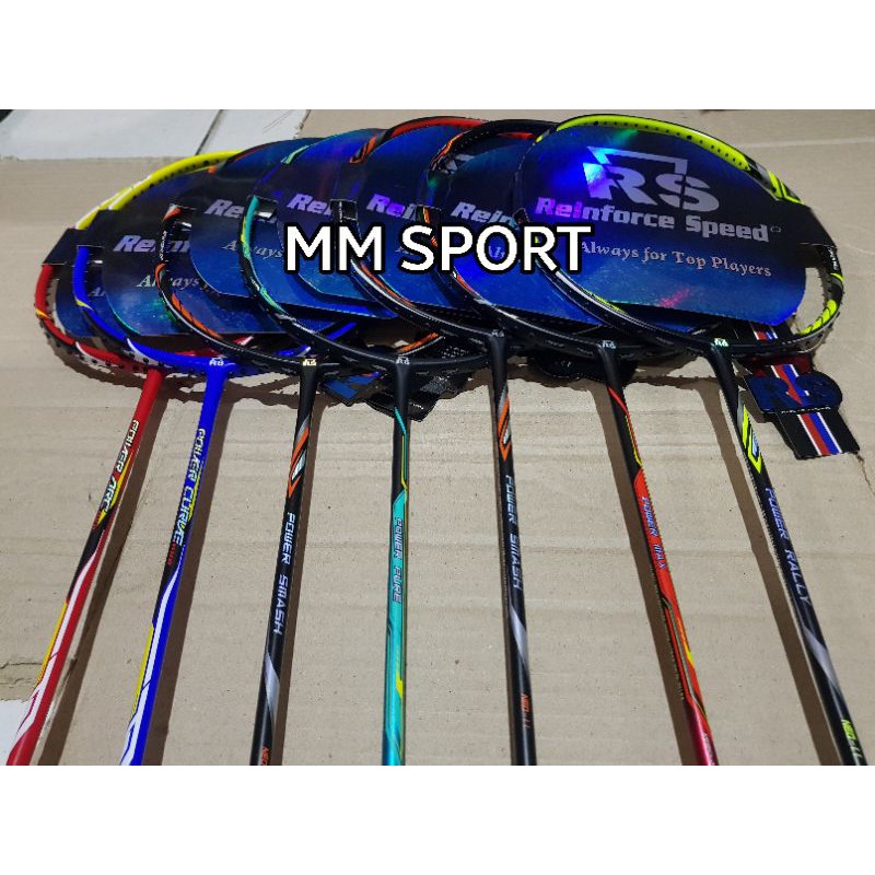 Raket badminton RS power rally/power smash / power ace / power pure / power max / power curve