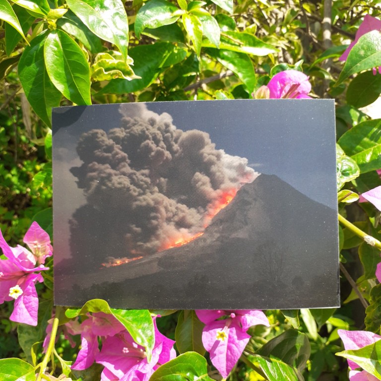 

[A-64] Kartu Pos/Postcard Gunung Sinabung
