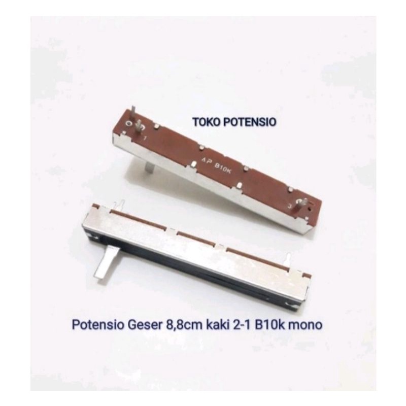 POTENSIO GESER 8,8CM KAKI 2-1 B10K