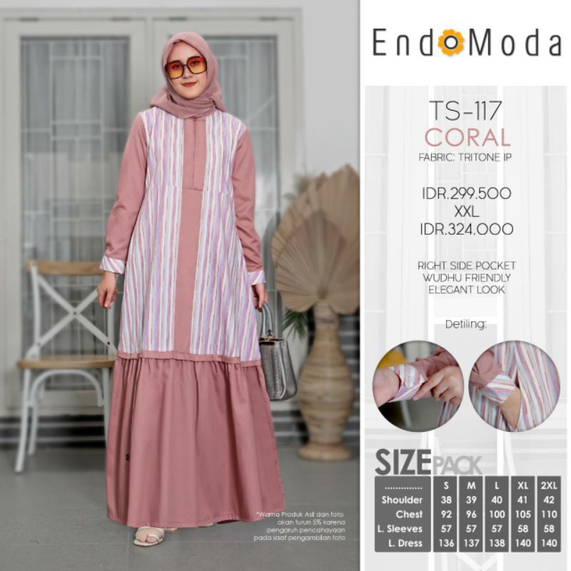 GAMIS TS 117 CASUAL &amp; SYARI ENDOMODA