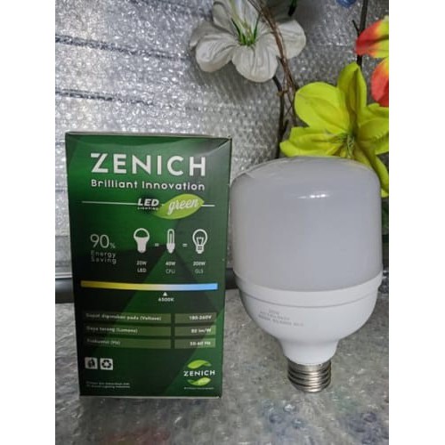 Lampu LED 20W / 20watt Zenich White Terang