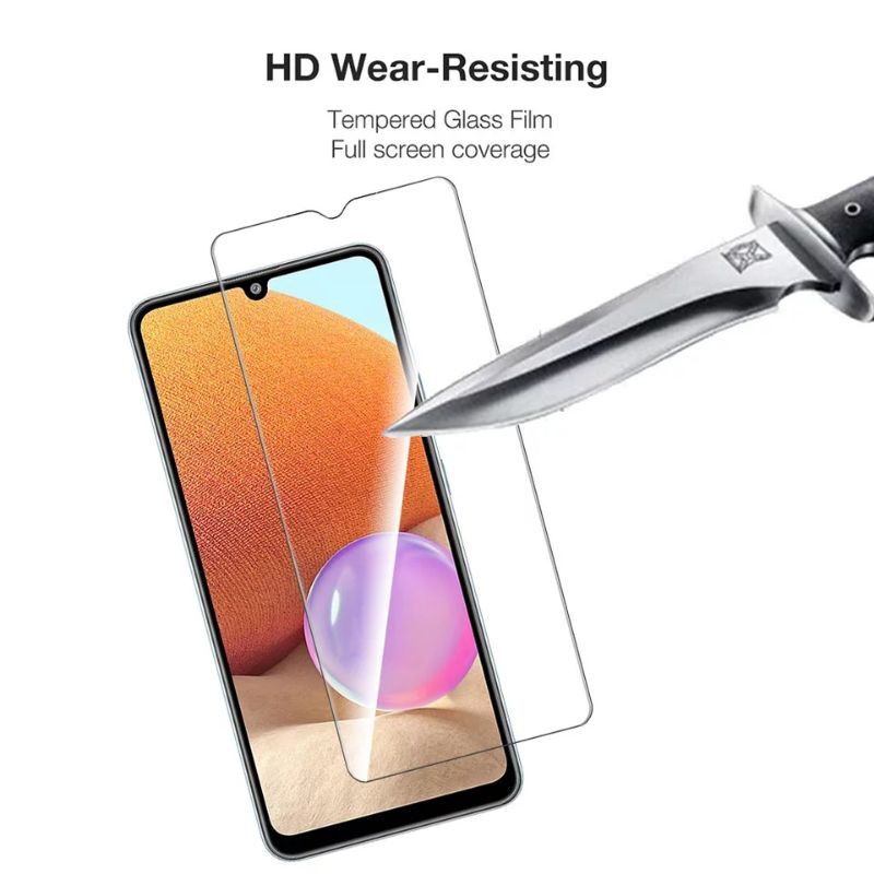 TEMPERGLASS CLEAR SAMSUNG GALAXY A32 ANTI GORES BENING SCREEN PROTECTOR