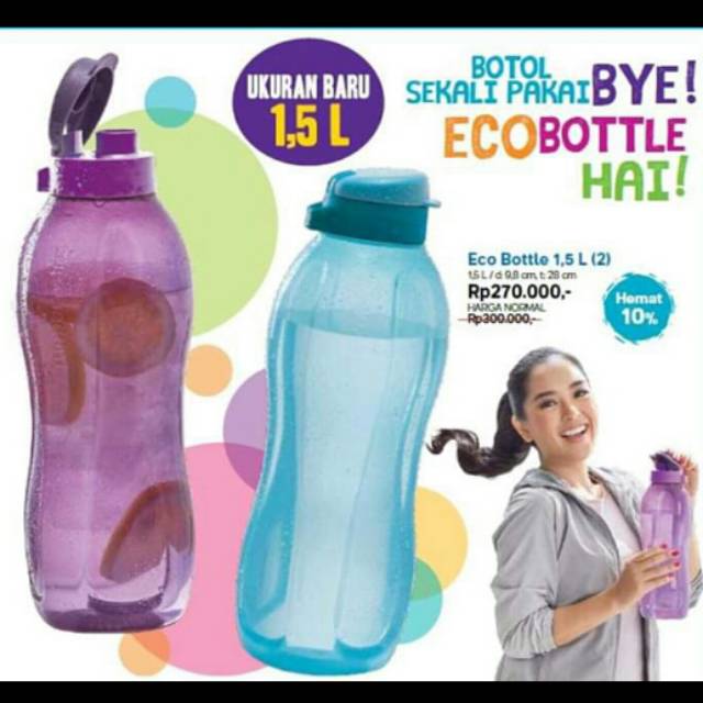 Eco Bottle/1,5 L/Tupperware