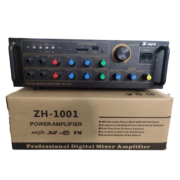 AMPLIFIER X-SYS ZH 1001 DIGITAL KARAOKE AMPLIFIER XSYS ZH-1001