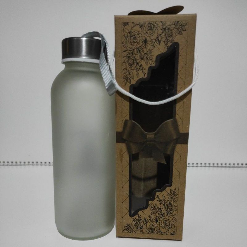 Souvenir botol doff 420 ml kemasan box