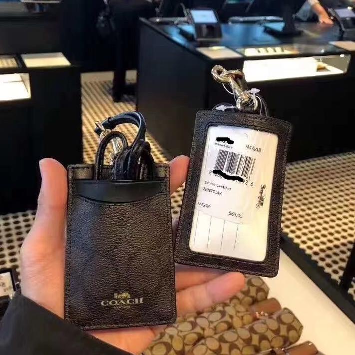 

nzu36 card holder / Coach F65573 original/ Kartu kerja /tag / lanyard/ name tag holder/ID Card holder .,..,.,,,,.,