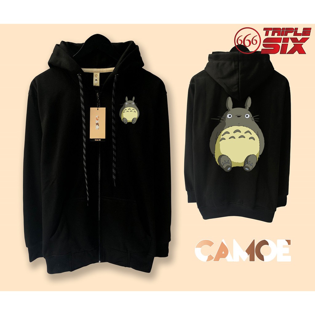 Jaket Hoodie Zipper Anime Totoro