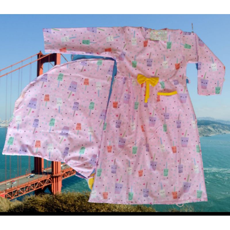 (COD) Set Gamis Karakter (usia 2-5 th)