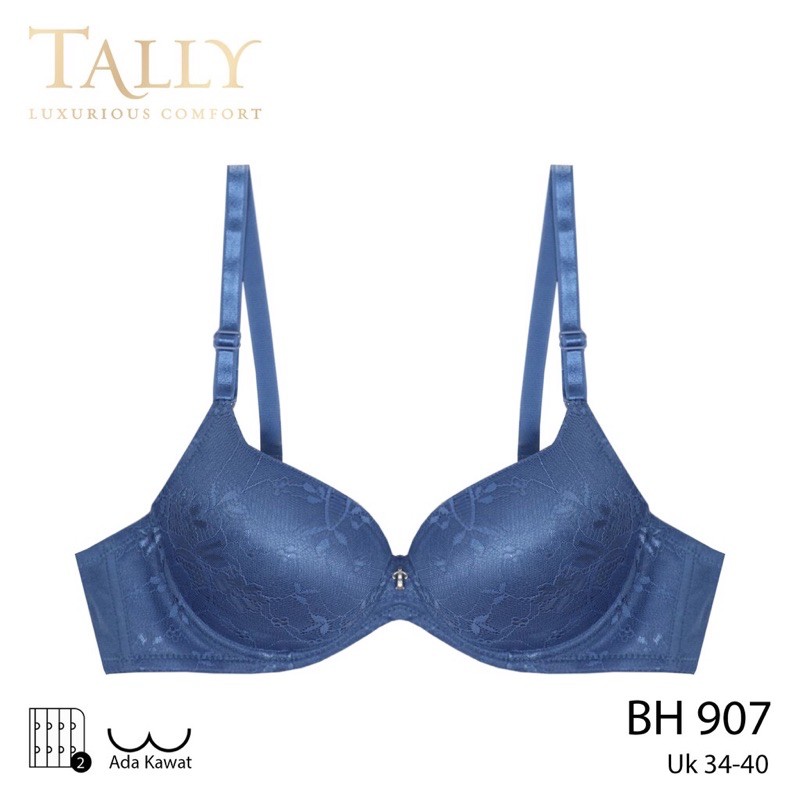 TALLY BRA BH PUSH UP 907 I CUP B | BUSA TEBAL | ADA KAWAT I SIZE 34-38