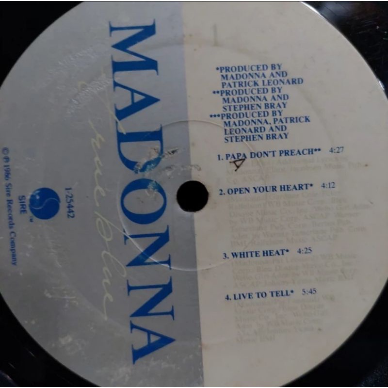 Vinyl PH 12 inch Madonna