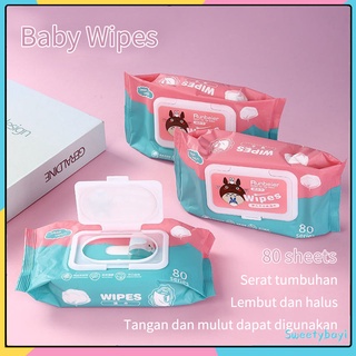 Image of Sweetybayi 80s Tissue Basah bayi pure baby wipes non perfumed tisu basah bayi