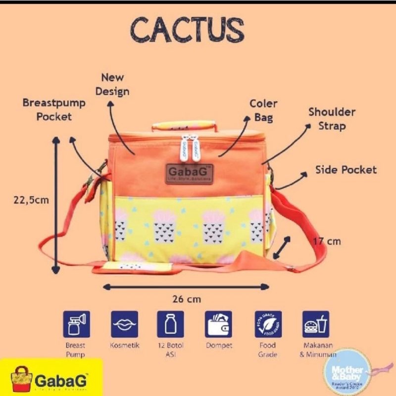 GABAG CACTUS COLLER BAG