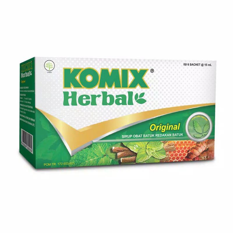 Jual Komix Herbal Original Box Isi 6 Sachet 15 Ml Shopee Indonesia