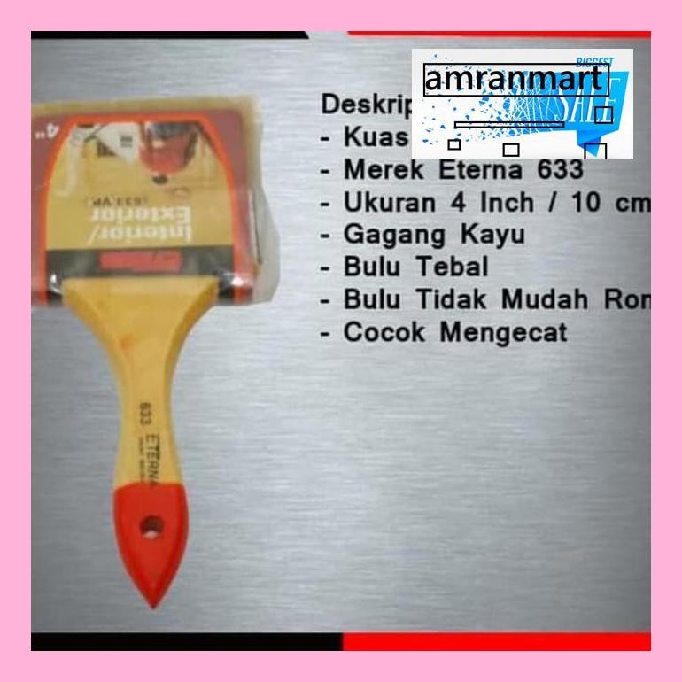 

Modmman33 Kuas Cat Eterna 633 4" Paint Brush Koas M4Nnzr1L