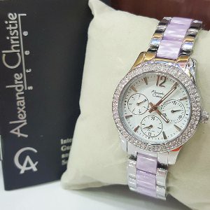 Dijual Jam tangan Wanita Alexandre Christie AC2608 Silver Original  garansi 1 tahun Murah