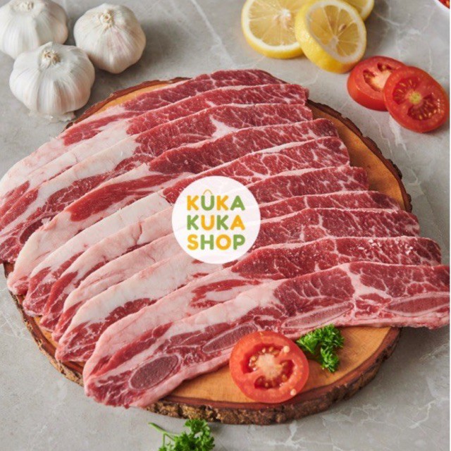 PREMIUM US Shortribs Bone In Galbi / Kalbi / 1cm @500gr TERMURAH!