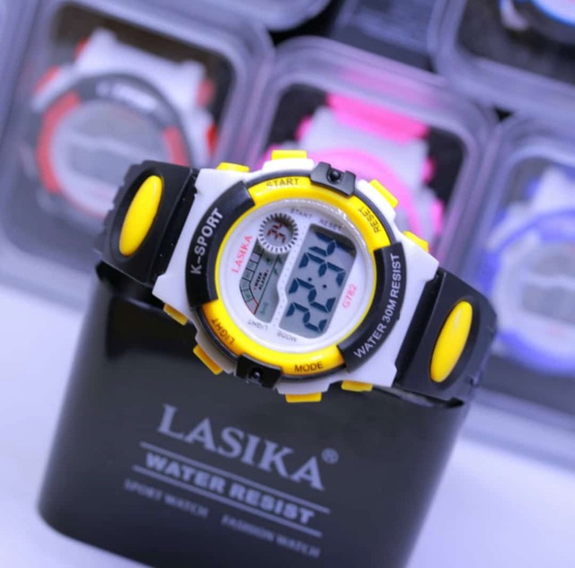 HARGA PROMO,,,JAM TANGAN LASIKA ANAK TK/SD/REMAJA ORIGINAL WATER RESIST