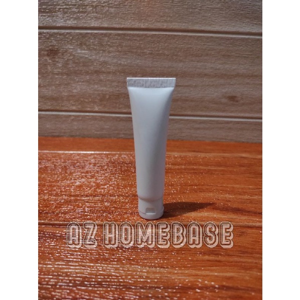 Tube Kosong 10ml Putih Tutup Fliptop Minimal Order 25pcs - Tube 10ml - Tube Kemasan 10 ml - Botol Tu