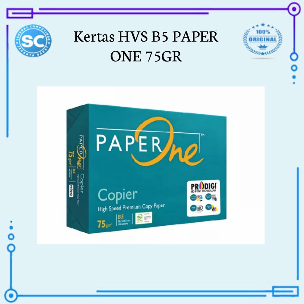 Jual Kertas HVS B5 75gram Paper One | Shopee Indonesia