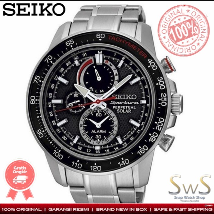 Jam Tangan Pria Seiko Solar SSC357 P1 Sportura SSC357P1 Original