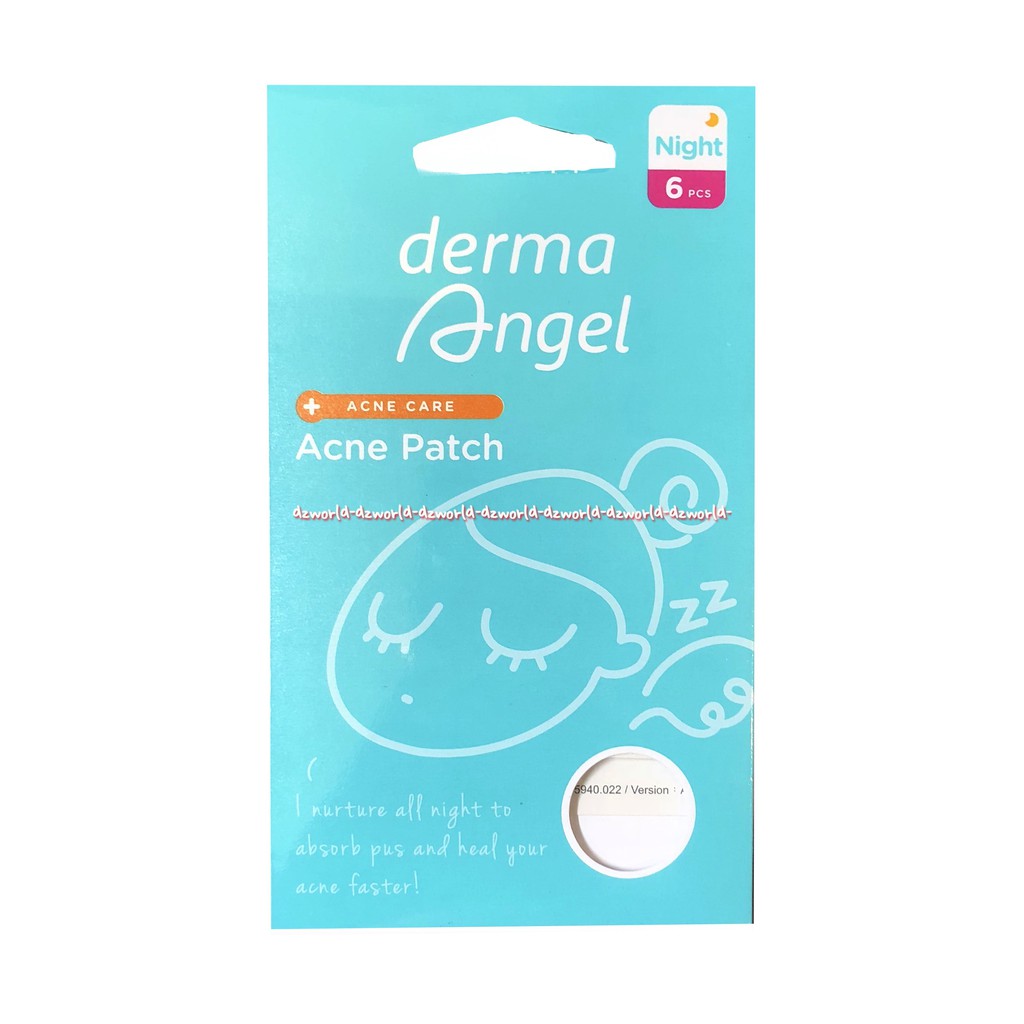 Derma Angel Acne Care Acne Patch Night 6 Pcs Plester Jerawat