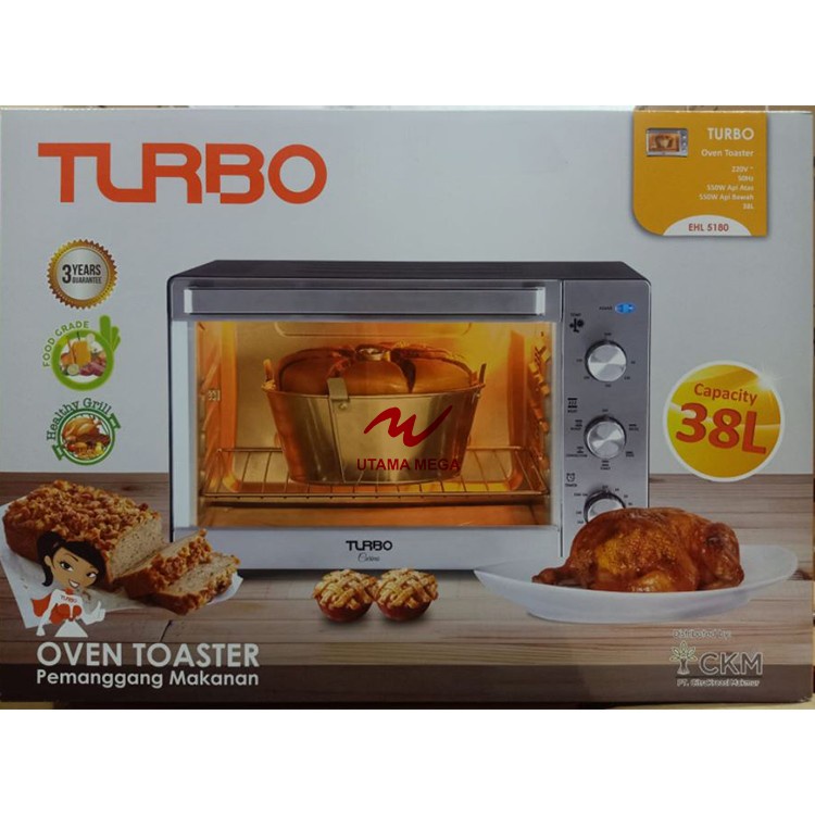 Turbo EHL5180 Oven Listrik By Philips Distributor Kapasitas 38L