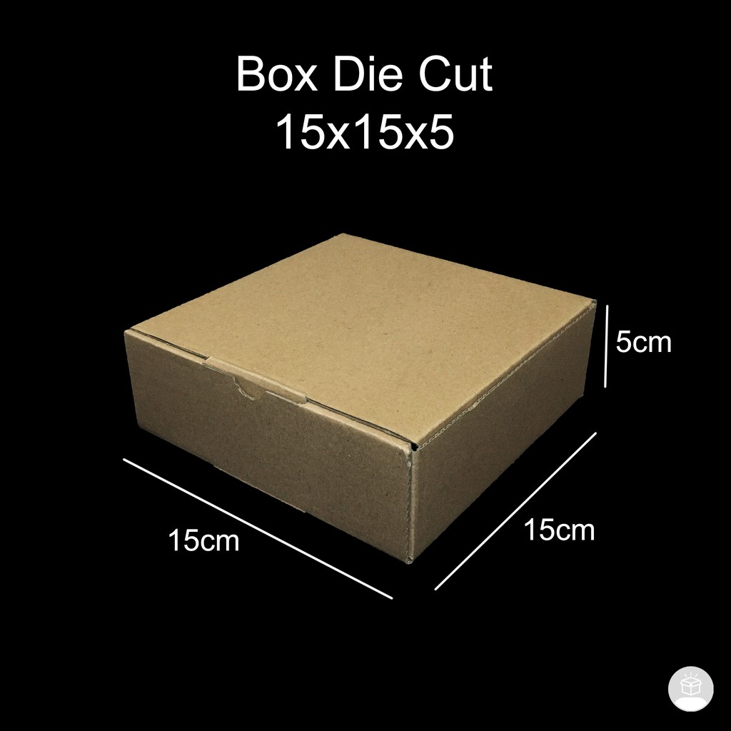 

Box 15x15x5 CM, box pizza / box kue / box baju Die Cut