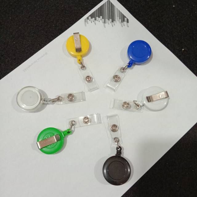 

Yoyo ID Card/ Gantungan ID Card Yoyo Solid Body Swing Clip Combo