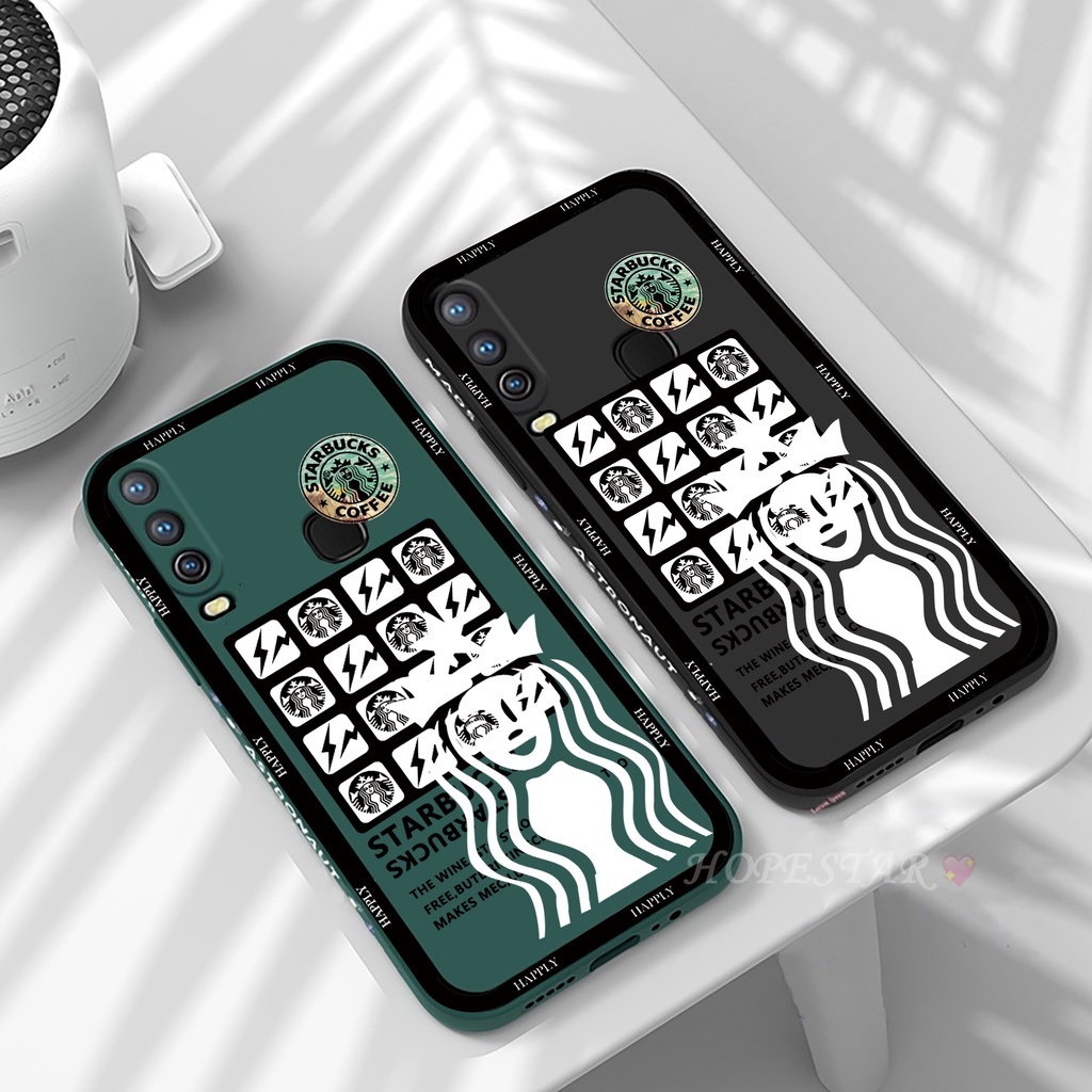 Casing Silikon OPPO A17 A57 A77S A16 A15 A54 A53 A12 A5S A7 A3S A11k A31 A52 A92 A94 A37 F9 A1K Reno 7 6f Motif Starbuck 4F