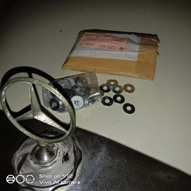 Ring Plat 10 M6 Lebar Washer Putih